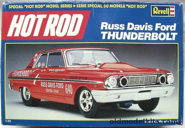 Revell 1/25 Russ Davis Ford 1964 Thunderbolt top Stock Eliminator - Hot Rod Issue, 7451 plastic model kit